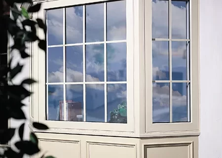 Ivory-vinyl-bay-windows-in-London-North-Star Ivory vinyl bay windows in London from North Star and Heritage Renovations.